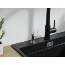 HD mosogatószer adagoló, fényes króm, 300 ml