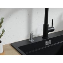 HD mosogatószer adagoló, szálcsiszolt króm, 300 ml