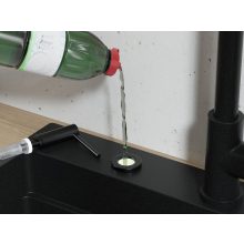 HD mosogatószer adagoló, matt fekete, 300 ml