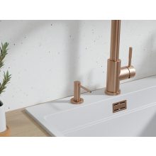 HD mosogatószer adagoló, szálcsiszolt réz színben, 300 ml