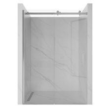 HD Neptun 120x195 cm, 120 cm széles toló zuhanyajtó 8 mm vastag vízlepergető biztonsági üveggel, krómozott elemekkel, 195 cm magas