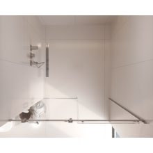 HD Neptun 120x195 cm, 120 cm széles toló zuhanyajtó 8 mm vastag vízlepergető biztonsági üveggel, krómozott elemekkel, 195 cm magas