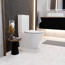 HD Slim "P" Matt White WC tető matt fehér zsanérral