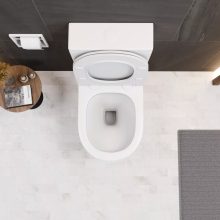 HD Slim "P" Matt White WC tető matt fehér zsanérral