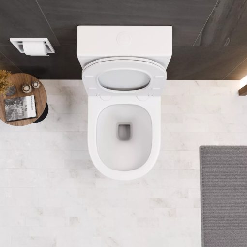 HD Slim "P" Matt White WC tető matt fehér zsanérral