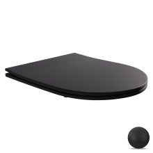 HD Slim "P" Matt Black WC tető matt fekete zsanérral