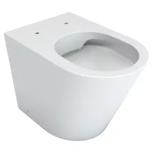 HD Madrid Glossy White perem nélküli mély öblítésű íves álló WC tető nélkül