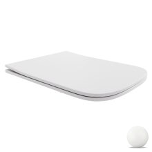 HD Slim "S" Matt White WC tető matt fehér zsanérral