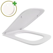 HD Slim "S" Matt White WC tető matt fehér zsanérral