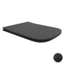 HD Slim "S" Matt Antracit WC tető matt fekete zsanérral