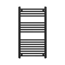HD Standard Black 1000x500 mm egyenes törölközőszárító radiátor, matt fekete