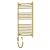   HD Standard Gold 1000x500 mm egyenes elektromos törölközőszárító radiátor 400W-os fűtőpatronnal, fényes arany
