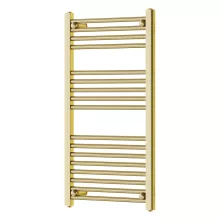 HD Standard Gold 1000x500 mm egyenes törölközőszárító radiátor, fényes arany