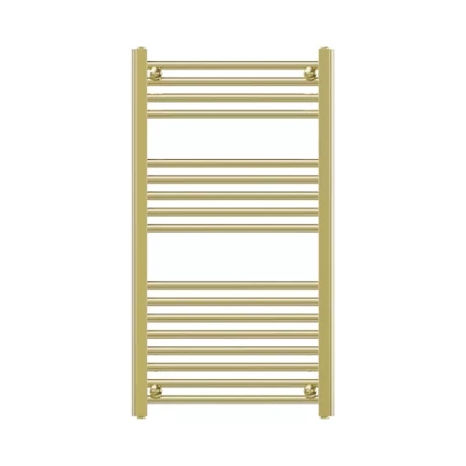 HD Standard Gold 1000x500 mm egyenes törölközőszárító radiátor, fényes arany