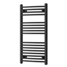HD Standard Black 1000x500 mm íves törölközőszárító radiátor, matt fekete