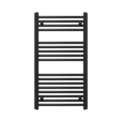 HD Standard Black 1000x500 mm íves törölközőszárító radiátor, matt fekete