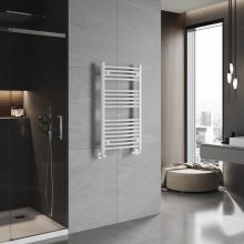 HD Standard White 1000x500 mm íves törölközőszárító radiátor, fényes fehér