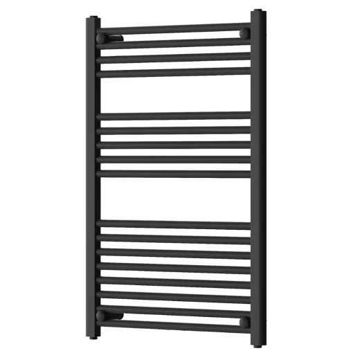 HD Standard Black 1000x600 mm egyenes törölközőszárító radiátor, matt fekete