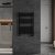 HD Standard Black 1000x600 mm egyenes törölközőszárító radiátor, matt fekete