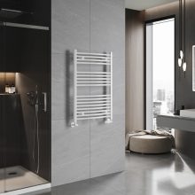 HD Standard White 1000x600 mm íves törölközőszárító radiátor, fényes fehér