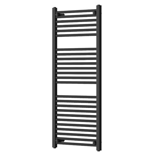 HD Standard Black 1200x500 mm egyenes törölközőszárító radiátor, matt fekete