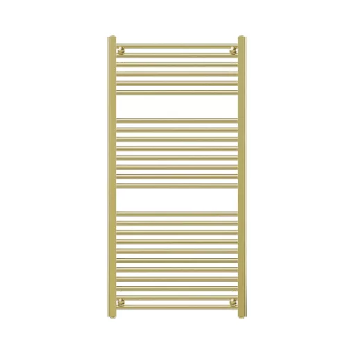 HD Standard Gold 1200x500 mm egyenes törölközőszárító radiátor, fényes arany