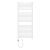   HD Standard White 1200x500 mm egyenes elektromos törölközőszárító radiátor 400W-os fűtőpatronnal, fényes fehér
