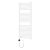   HD Standard White 1200x500 mm egyenes smart elektromos törölközőszárító radiátor 400W-os wifi-s fűtőpatronnal, fényes fehér