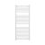   HD Standard White 1200x500 mm egyenes törölközőszárító radiátor, fényes fehér
