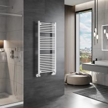 HD Standard White 1200x500 mm egyenes törölközőszárító radiátor, fényes fehér