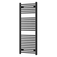 HD Standard Black 1200x500 mm íves törölközőszárító radiátor, matt fekete