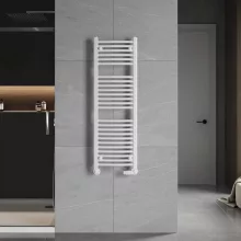 HD Standard White 1200x500 mm íves törölközőszárító radiátor, fényes fehér