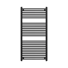 HD Standard Black 1200x600 mm egyenes törölközőszárító radiátor, matt fekete