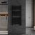 HD Standard Black 1200x600 mm egyenes törölközőszárító radiátor, matt fekete