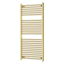 HD Standard Gold 1200x600 mm egyenes törölközőszárító radiátor, fényes arany