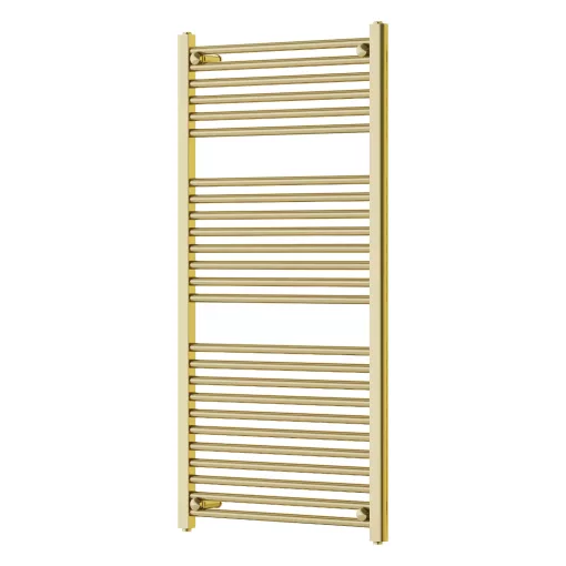 HD Standard Gold 1200x600 mm egyenes törölközőszárító radiátor, fényes arany