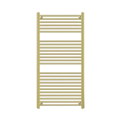 HD Standard Gold 1200x600 mm egyenes törölközőszárító radiátor, fényes arany