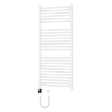 HD Standard White 1200x600 mm egyenes smart elektromos törölközőszárító radiátor 400W-os wifi-s fűtőpatronnal, fényes fehér