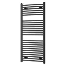 HD Standard Black 1200x600 mm íves törölközőszárító radiátor, matt fekete