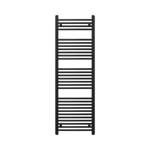 HD Standard Black 1400x500 mm íves törölközőszárító radiátor, matt fekete