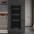 HD Standard Black 1400x600 mm egyenes törölközőszárító radiátor, matt fekete