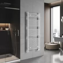 HD Standard White 1400x600 mm íves törölközőszárító radiátor, fényes fehér