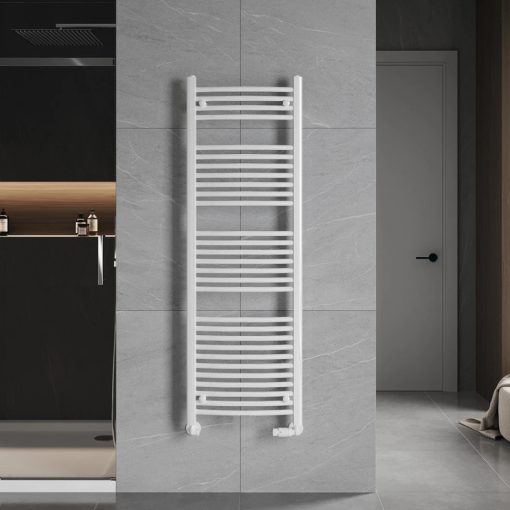 HD Standard White 1600x500 mm íves törölközőszárító radiátor, fényes fehér