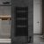   HD Standard Black 1600x600 mm egyenes elektromos törölközőszárító radiátor 900W-os fűtőpatronnal, matt fekete