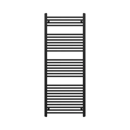 HD Standard Black 1600x600 mm egyenes törölközőszárító radiátor, matt fekete