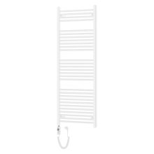 HD Standard White 1600x600 mm egyenes elektromos törölközőszárító radiátor 900W-os fűtőpatronnal, fényes fehér