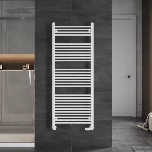 HD Standard White 1600x600 mm egyenes törölközőszárító radiátor, fényes fehér