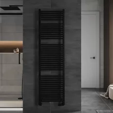 HD Standard Black 1800x500 mm egyenes törölközőszárító radiátor, matt fekete