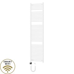   HD Standard White 1800x500 mm egyenes smart elektromos törölközőszárító radiátor 900W-os wifi-s fűtőpatronnal, fényes fehér