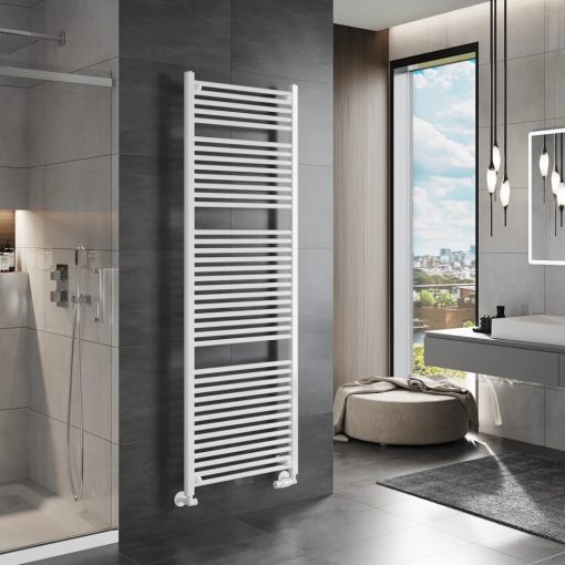 HD Standard White 1800x500 mm egyenes törölközőszárító radiátor, fényes fehér